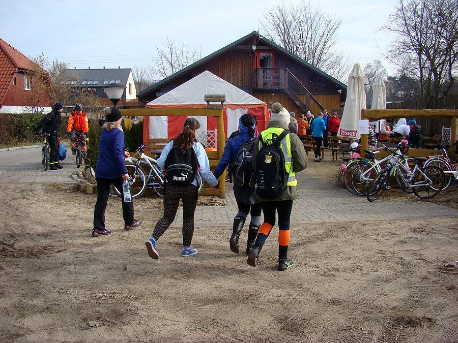 Rowerowy Dzień Kobiet 2015 Szczecin . Dojechaliśmy do Tanowa