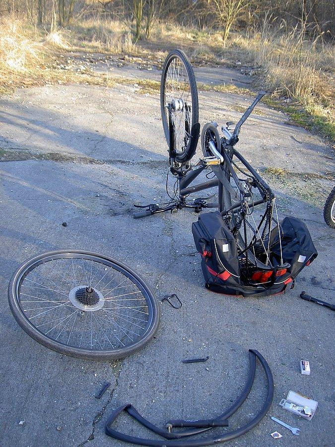 Pierwsza awaria w tym roku jak również pierwsza awaria tego roweru