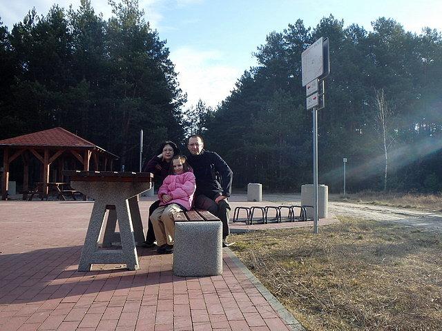 Punkt postojowy na szlaku Myślęcinek-Fordon