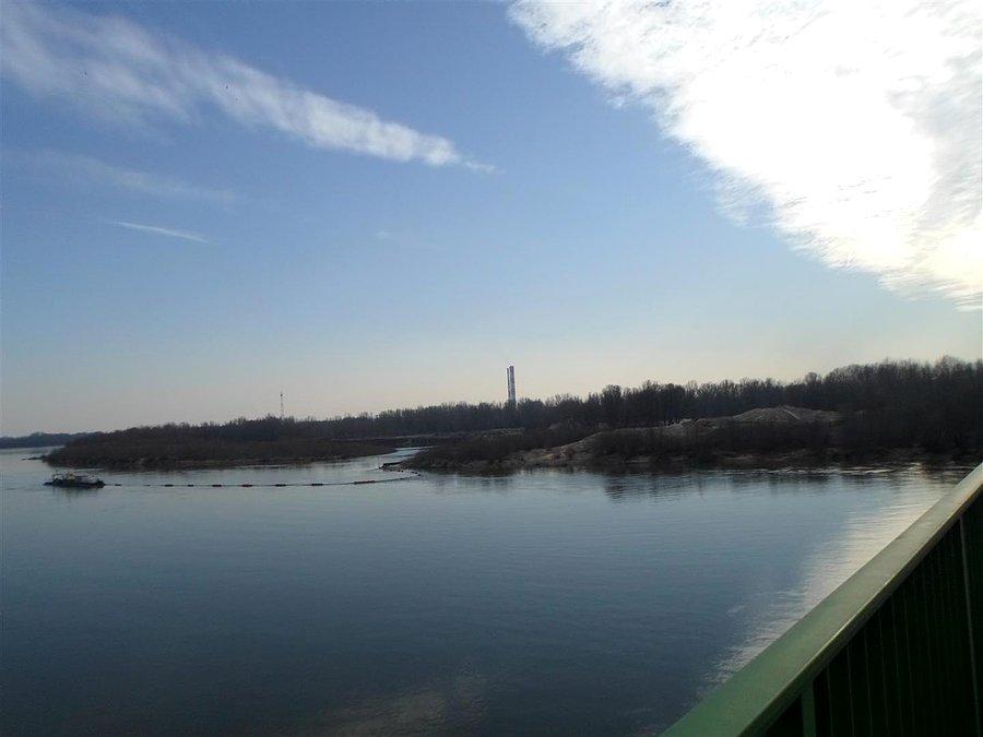 Fotka z mostu być musi. Warszawa, Wisła, M. Siekierkowski
