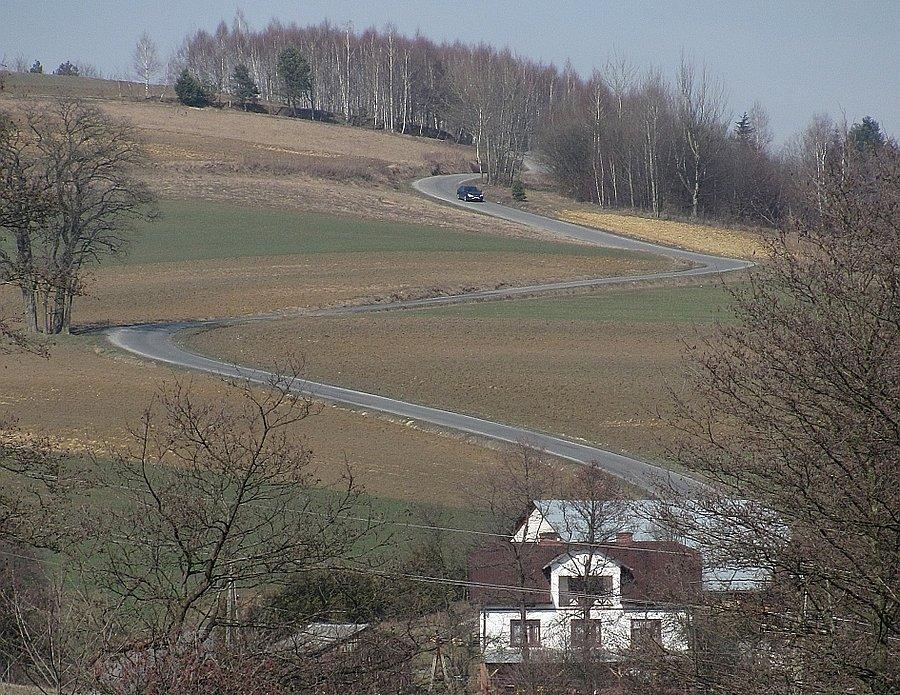 Podjazd do Wisowej