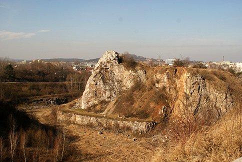 Widok z góry na Rezerwat Kadzielnia