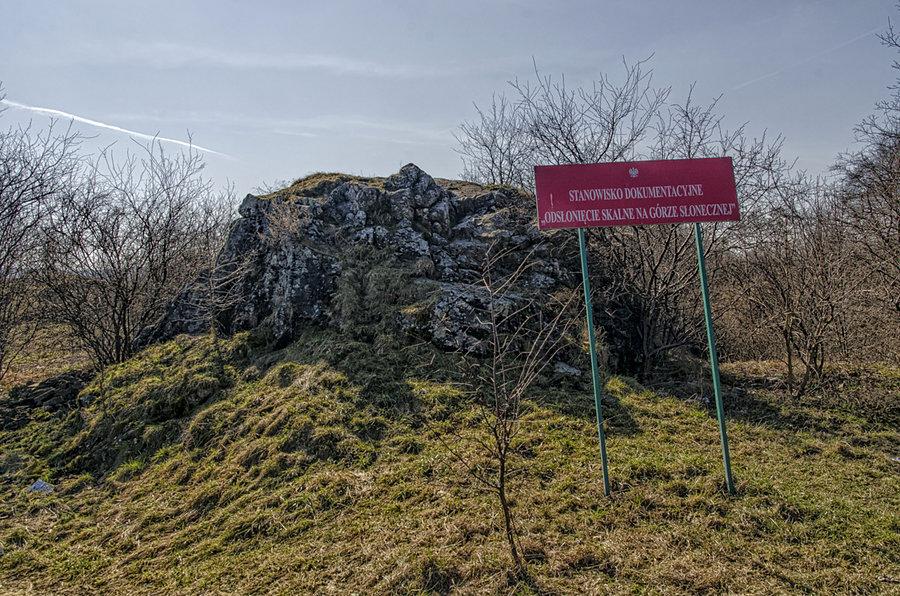 Stanowisko dokumentacyjne na górze słonecznej