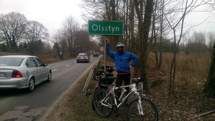 Przed wjazdem do Olsztyna