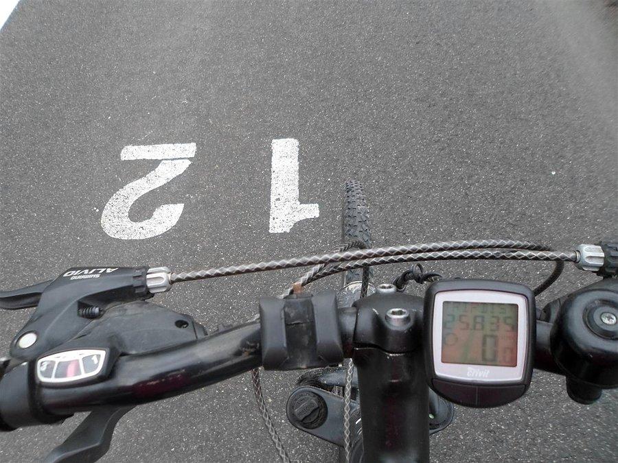 Sprawdzanie licznika - 25,835km . Jest bardzo OK!