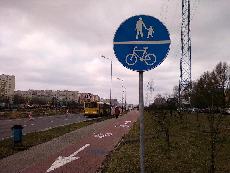 Sprzeczne oznakowanie na Rokicińskiej