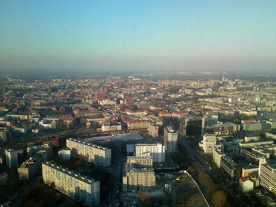 Kolejny widok ze Sky Tower'a