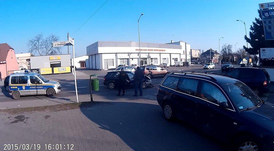 Kolizja na Cieszkowskiego