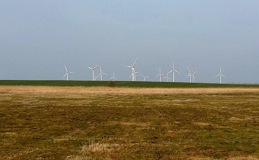 Farma wiatrowa w Krąpielu