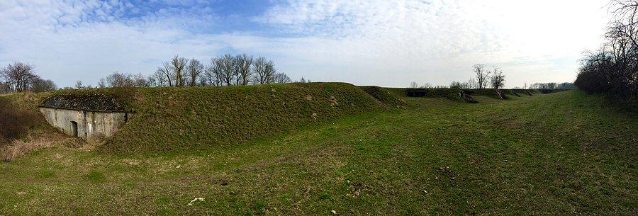 Panorama bunkrów w Rybakach