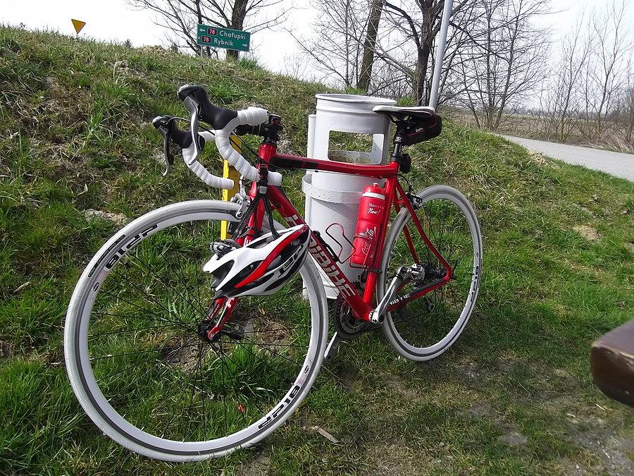 Haibike odpoczywa, jeszcze 20 km i będę w domu