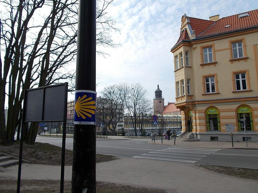 Elbląski odcinek Pomorskiej Drogi Świętego Jakuba - ulica Traugutta