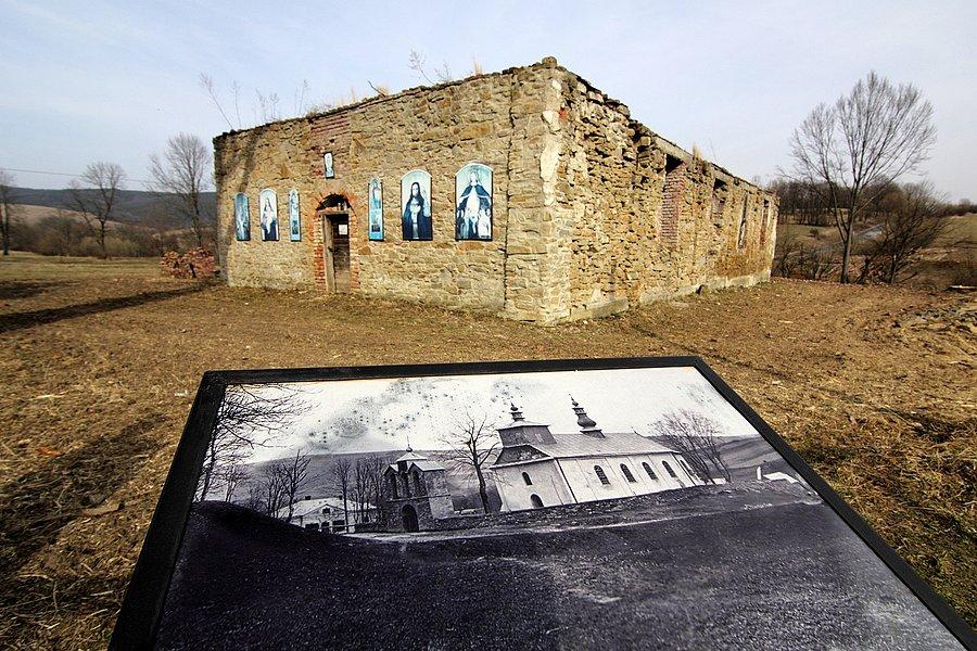 Cerkiew w Płonnej kiedyś i dziś