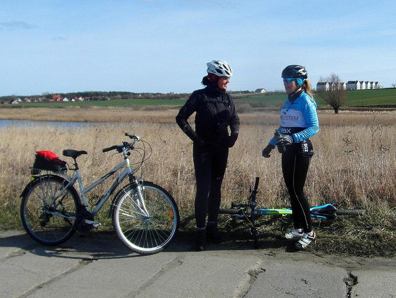 Spotkanie z Dorotą na trasie