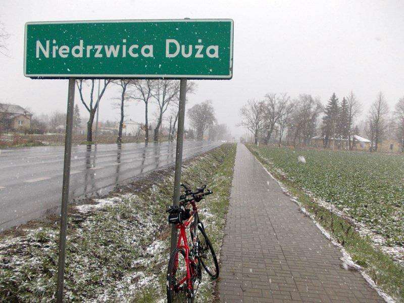 A pół godzyny wcześniej świeciło słońce :/