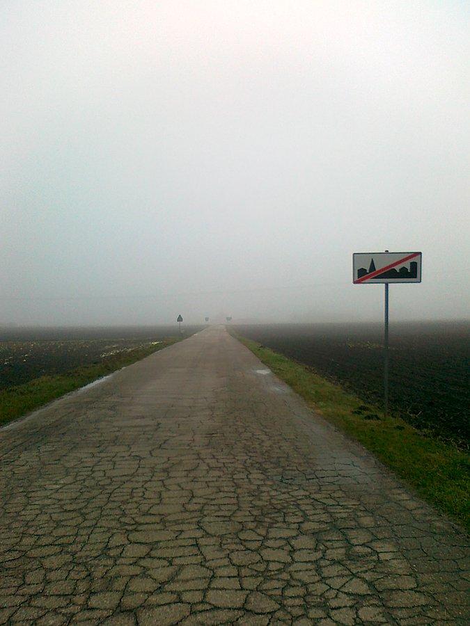 Mgła pojawiała się dziś pasmami