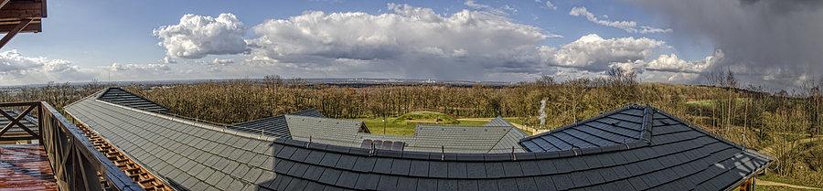Panorama z I-go piętra wieży