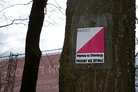 Tu były albo będą zawody? Jeden punkt kontrolny zaliczony?