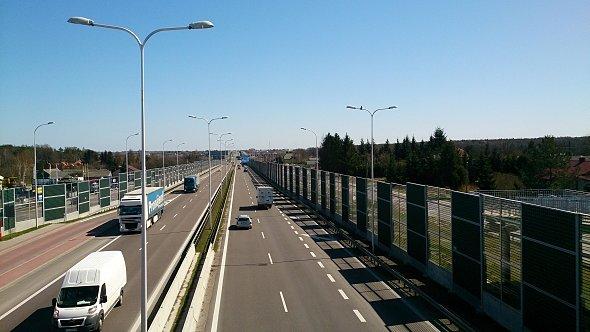 Widok na ekspresówkę S-17