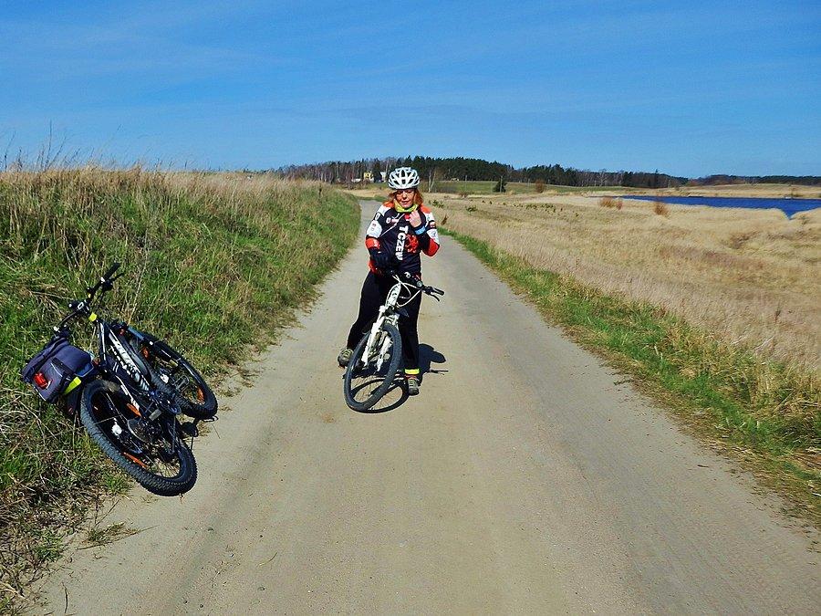 Okolice Tczewa. Spotkałem Kasię,jechała do Marzeny