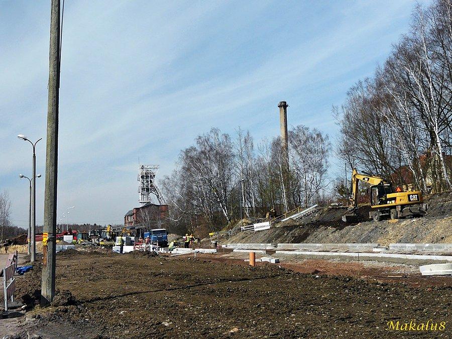 Nowa droga "przy kopalni Bytom"