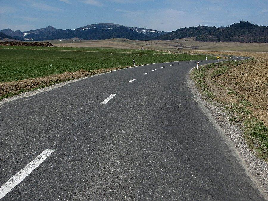 Lekko w górę w stronę Strananskego sedla