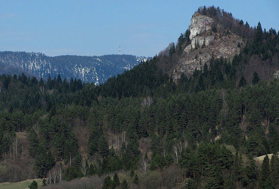 Rabsztyn i Przehyba w śniegu