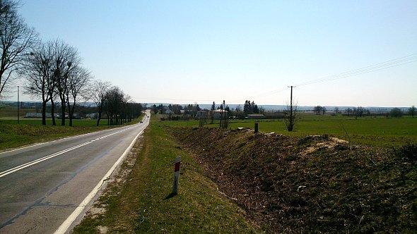 Droga nr 835 koło Wysokiego