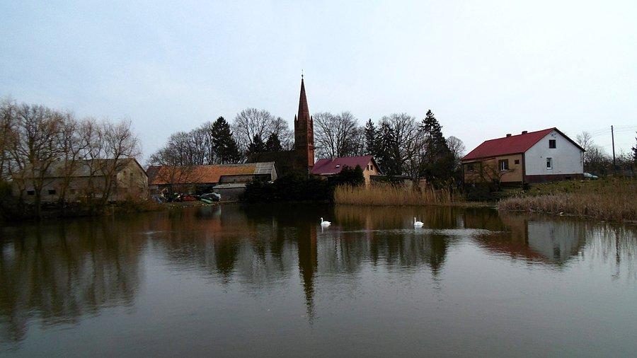 Nad stawem w Kołowie