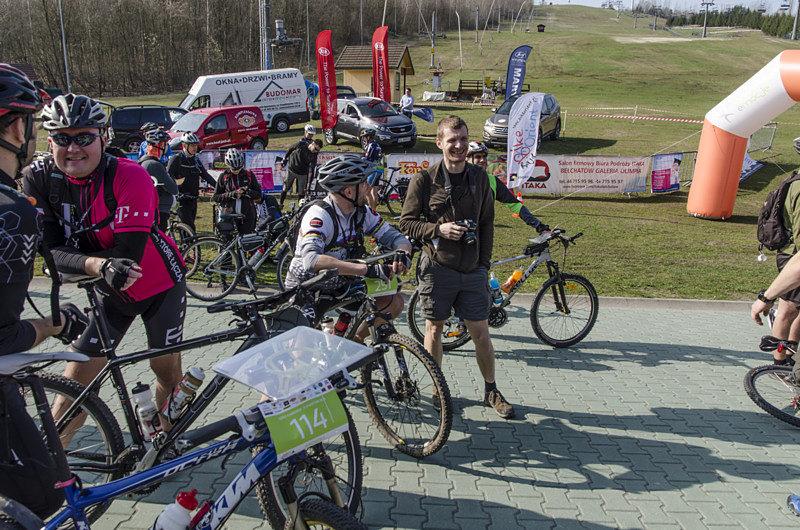 Całkiem sporo rowerzystów
