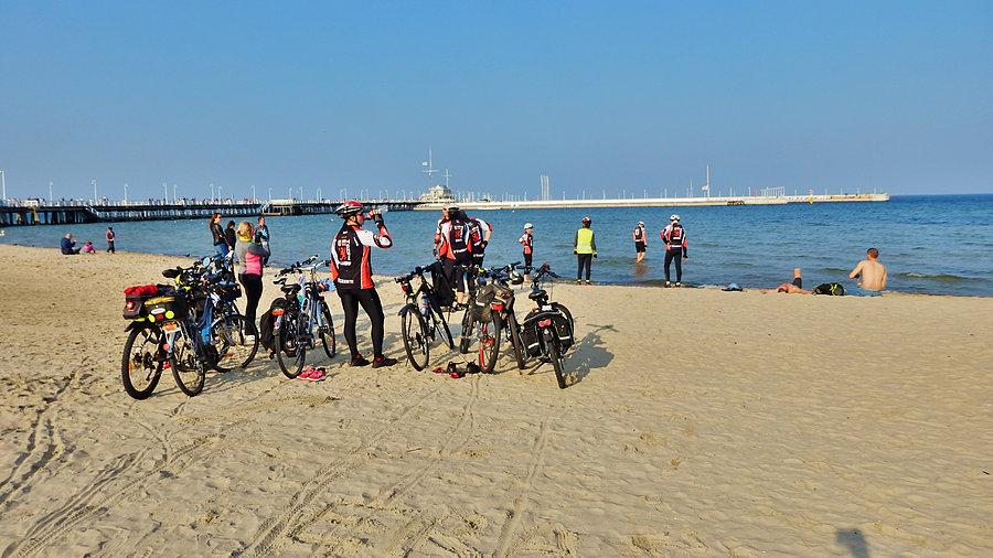 Wracamy do Tczewa. Sopot - plaża