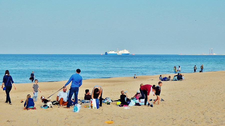 Wracamy do Tczewa. Brzeźno - plaża