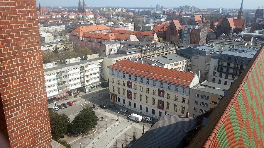 Widok z kładki pokutnic