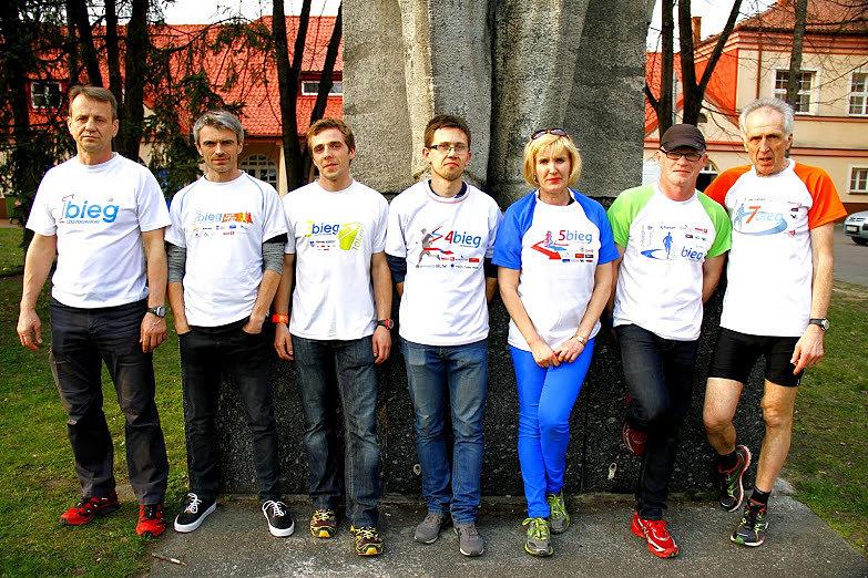 Kolekcja koszulek moich 7 Biegów Częstochowskich