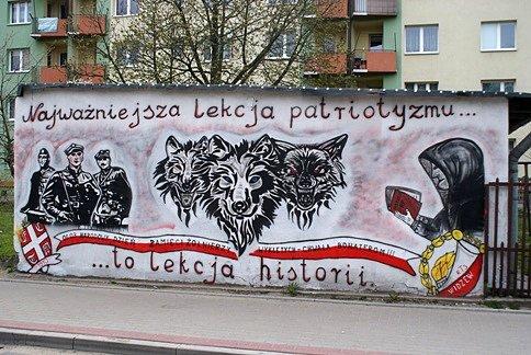 Świeży mural na ulicy Żwirki i Wigury