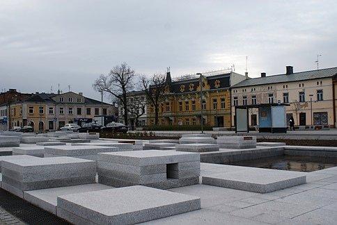 Plac Kościuszki - widok na narożnik północno- zachodni