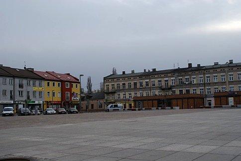 Plac Kościuszki - widok na narożnik południowo - zachodni