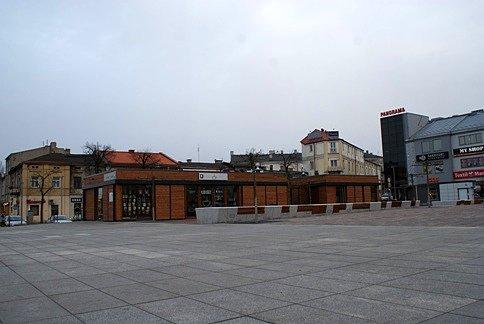 Plac Kościuszki - widok na narożnik południowo - wschodni