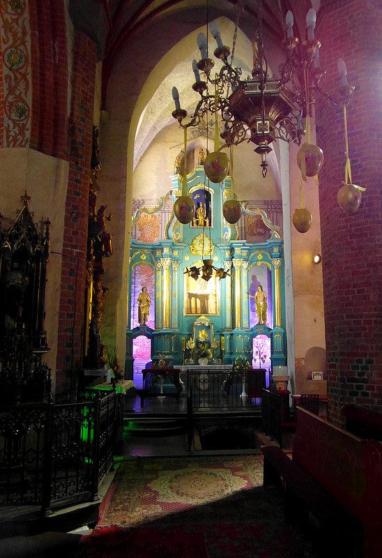 Wnętrze kościoła Św. Mikołaja w Gniewie