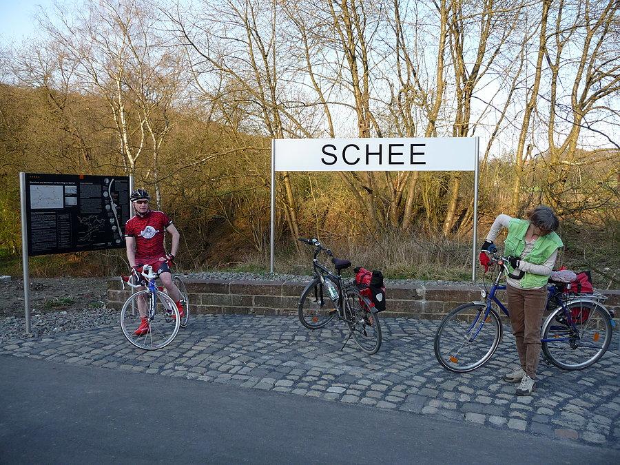Radwegiem na Hattingen - przystanek Schee