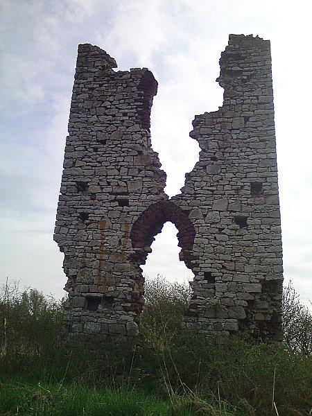 Ruiny kościólka koło Strzelec