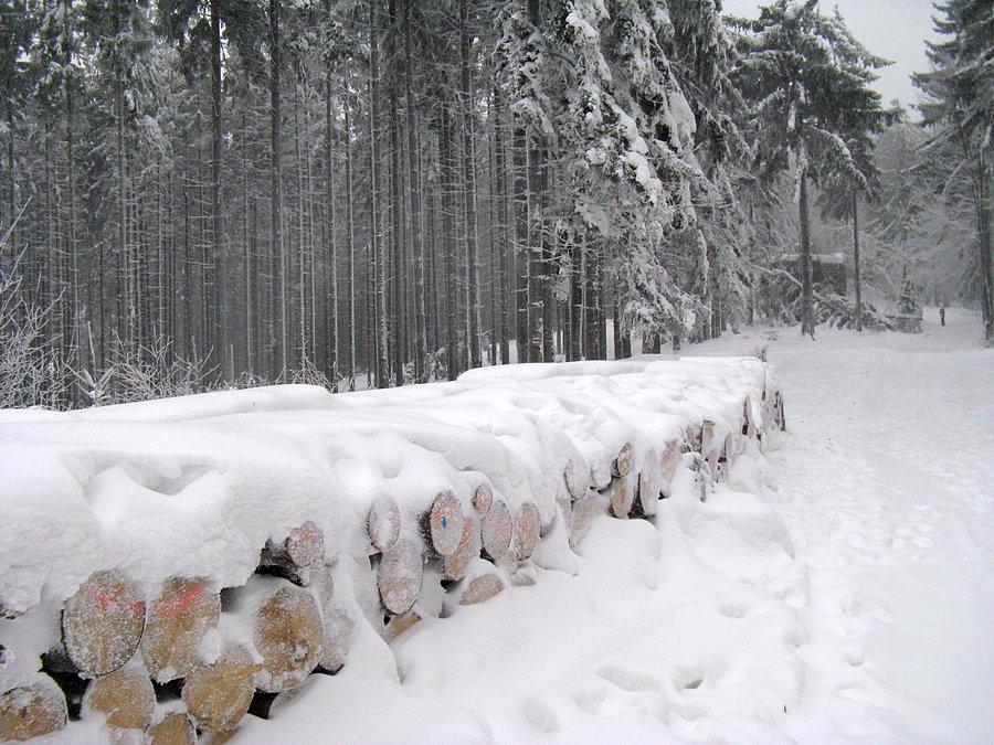 Śnieg na Czantorii