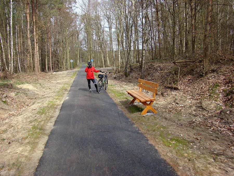 Z powrotem z Wojtkiem i Tunią przez Rieth , Nowe Warpno , jezioro Piaski i Tanowo - nową ścieżką rowerową do Nowego Warpna