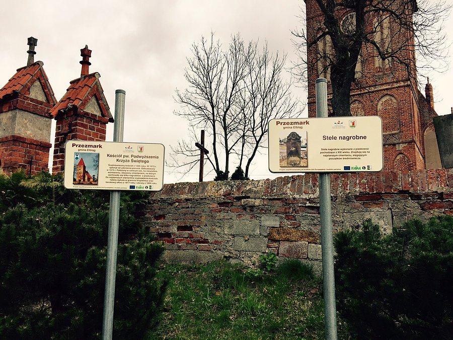Zabytkowy kościół w Przemarku