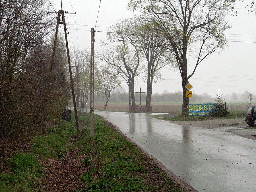 Szczytno - deszcz+grad+śnieg - rewelacja