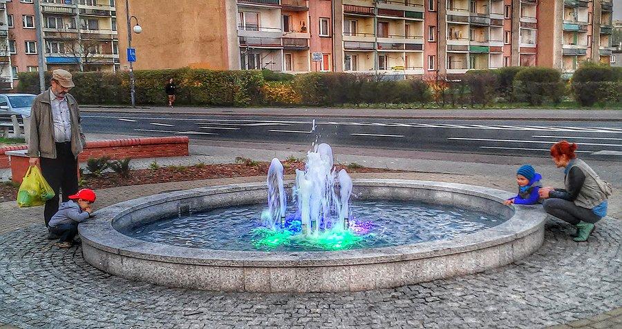 Nowa fontanna na dzielni ;P