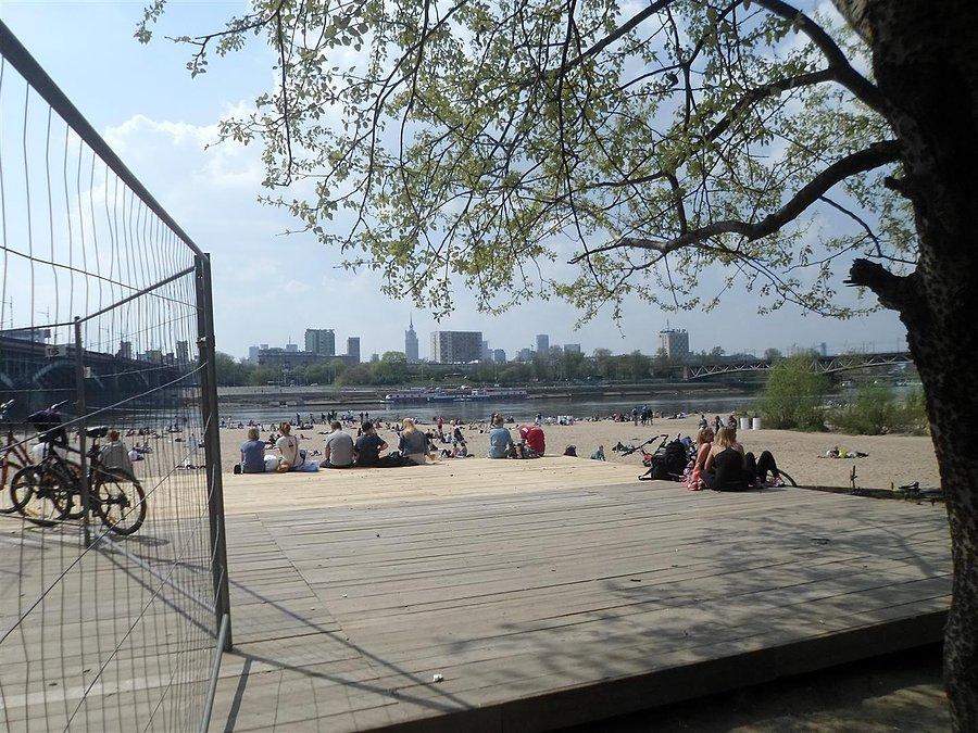 Plaża pod Mostem Poniatowskiego