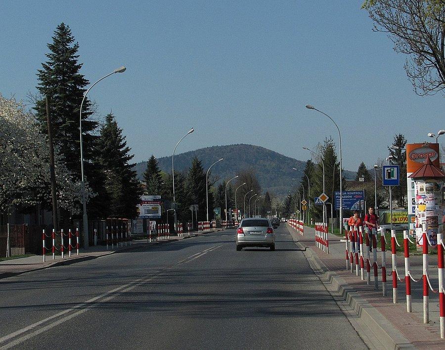 Wyjazd z Gorlic prosto w górki
