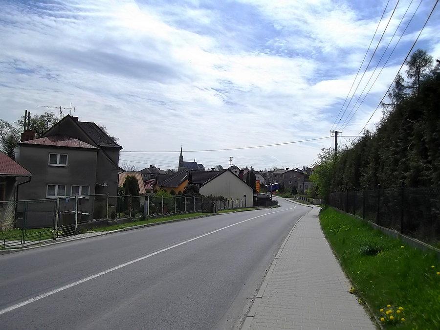 Markvartovice, jadę w kierunku Ludgeřovic