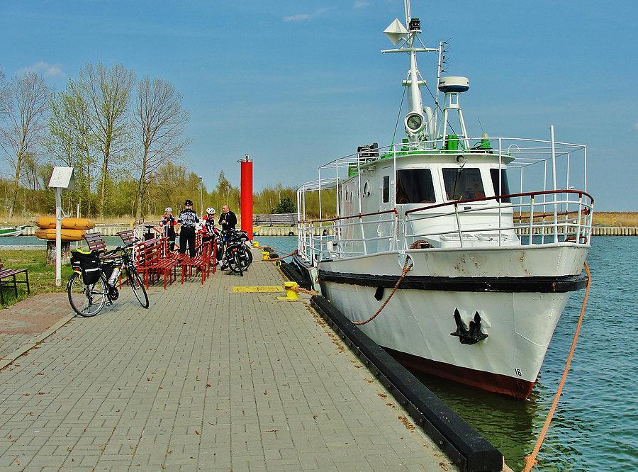 Jesteśmy w Kątach Rybackich. Port na zalewie Wiślanym